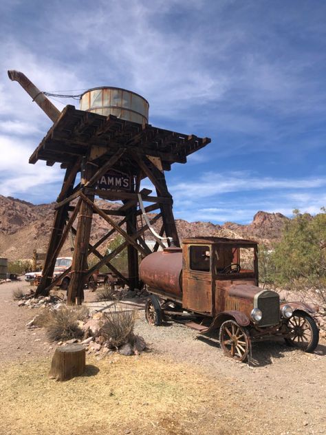 Abandoned Desert Town, Abandoned Mining Town, Old Mining Town, Nevada Aesthetic, Nevada Ghost Towns, Southern Deserts, Cowboy Town, Oasis Springs, Old Western Towns