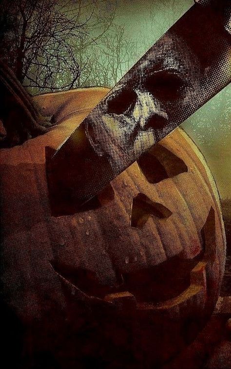 Halloween movie pumpkin rel repin Halloween Movie Pumpkin, Michael Myers Art, Helloween Wallpaper, Hoodie Weather, Horror Vintage, Halloween Horror Movies, Scary Wallpaper, Horror Movie Icons, Horror Artwork