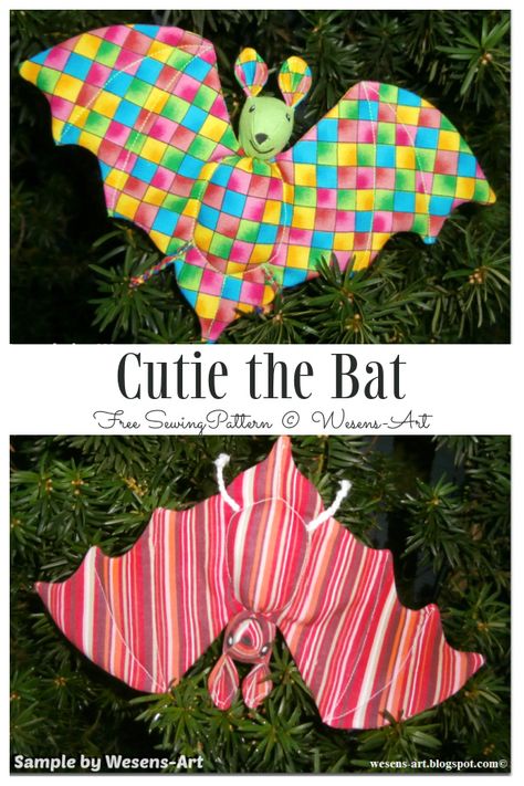 Stuffed Bats Diy, Free Bat Pattern Sewing, Fabric Bat Pattern, Bat Plush Pattern Free, Bat Pattern Sewing, Bat Sewing Pattern Free, Bat Plushie Pattern Free, Free Halloween Sewing Patterns, Free Bat Pattern