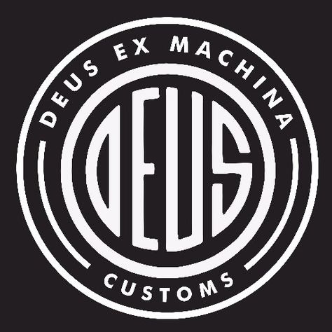 Biker Logo, Garage Logo, Vintage Motorcycle Posters, Deus Ex Machina, Badge Logo, Ex Machina, Badge Design, Logo Mark, Logo Sticker