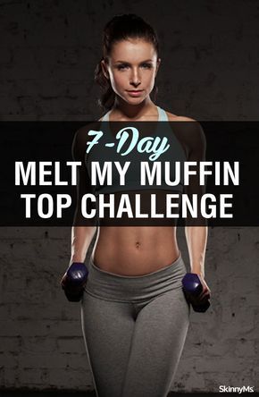 Muffin Top Challenge, Lose Muffin Top, Muffin Top Exercises, Workout Bauch, Ripped Abs, Popular Workouts, Diet Vegetarian, Fitness Challenge, Muffin Top