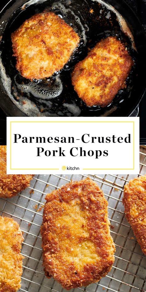 Crusted Pork Chops, Boneless Pork Loin Chops, Parmesan Crusted Pork Chops, Parmesan Pork Chops, Boneless Pork Chop Recipes, Breaded Pork Chops, Easy Pork Chops, Pork Chop Recipes Baked, Pork Chop Dinner