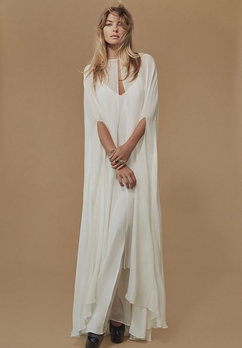 Beautiful Wedding Dresses with Capes | See more on www.onefabday.com Wedding Dresses With Capes, Dresses With Capes, Edgy Bridal, White Cape, Wedding Lookbook, Cape Wedding Dress, Amazing Wedding Dress, Wedding Cape, Bridal Cape