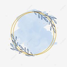 Illustration Background Simple, Al Logo Design, Frame Azul, Blue Frame Png, Logo Background Png, Ideas De Logos, Logo Border, Ideas Para Logos, Watercolor Simple