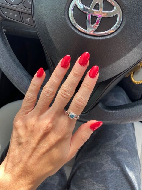 OPI cajun shrimp red dip nails natural red nail theory natural almond round nails Cajun Shrimp Chrome Nails, Cajun Shrimp Opi Dip, Opi Red Dip Powder Nails, Dip Powder Nails Red, Opi Red Nails, Cajun Shrimp Nails, Red Dip Nails, Opi Cajun Shrimp, Opi Red