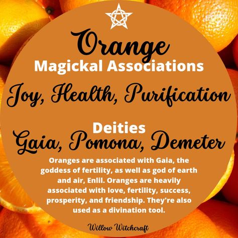 Fruit In Witchcraft, Fruit Meaning Witchcraft, Orange Magical Properties, Cinnamon Witchcraft, Fruit Magic, Plant Magick, Green Witchery, Herbal Witch, Kitchen Witch Recipes