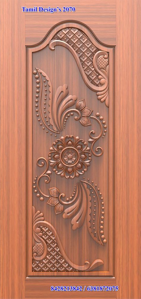 Front Door Design Wood Entrance, Main Door Carving Design Entrance, Wooden Door Design Entrance Carved Wood, Single Door Design Front Entry, Traditional Interior Design Indian, Main Door Design Modern Front Entry, Main Door Images, Cnc Door Design, Indian Main Door Designs