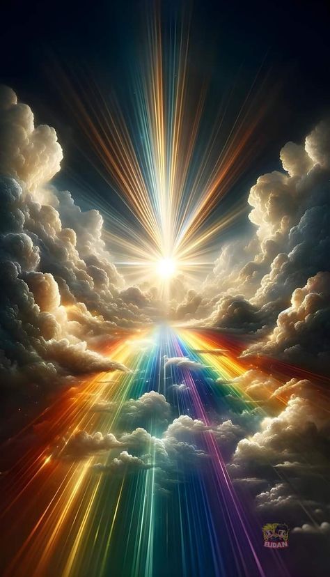 Background Images Rainbow, Heavenly Backgrounds Beautiful, Rainbow Sky Wallpaper, Rainbow Wallpaper Backgrounds, Clouds And Rainbows, 5d Wallpaper, Rainbow Wallpaper Iphone, Crystal Background, Rainbow Clouds