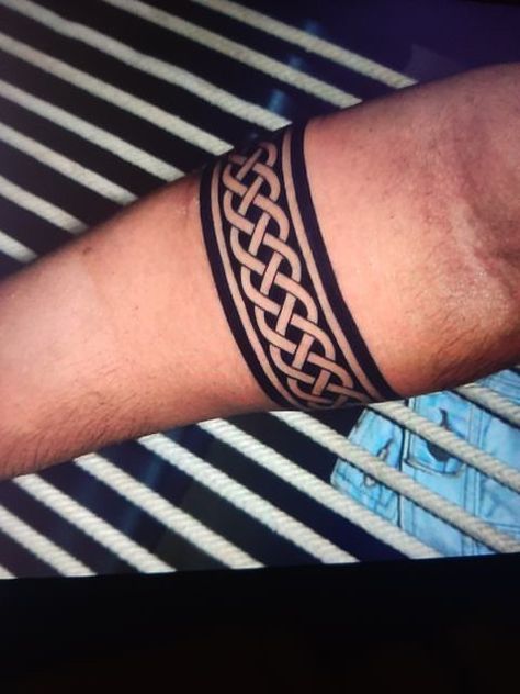 Norse Arm Ring Tattoo, Nordic Wrist Tattoo, Nordic Arm Band Tattoo, Scottish Arm Band Tattoo, Viking Bracelet Tattoo, Nordic Tattoos, Celtic Folklore, Leg Band Tattoos, Celtic Tattoos For Men