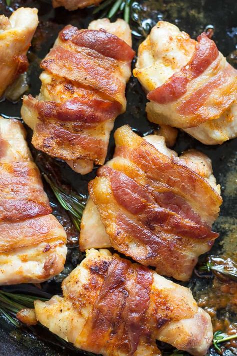 Bacon Dinner Recipes, Bacon Dinner, Whole30 Meal Prep, Whole 30 Meal Plan, Easy Whole 30 Recipes, Wrapped Chicken, Bacon Wrapped Chicken, Paleo Lunch, Paleo Chicken