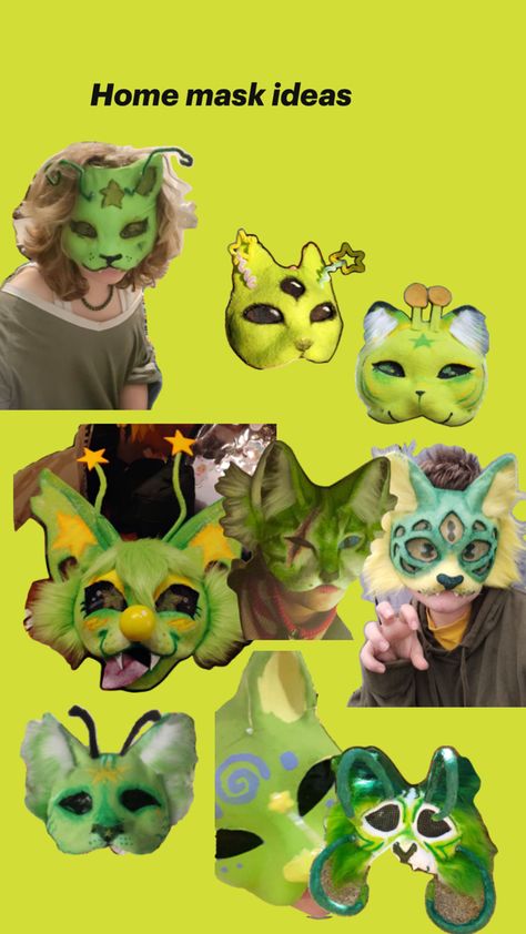 I’m making my first mask tomorrow!!! Therian ll Mask ll Alien cat ll Cat ll Quadrobics ll Gnarpy Alien Mask, Alien Cat, Craft Fur, Therian Mask, Cute Masks, Alien Costume, Mask Ideas, Cat Mask, Animal Masks