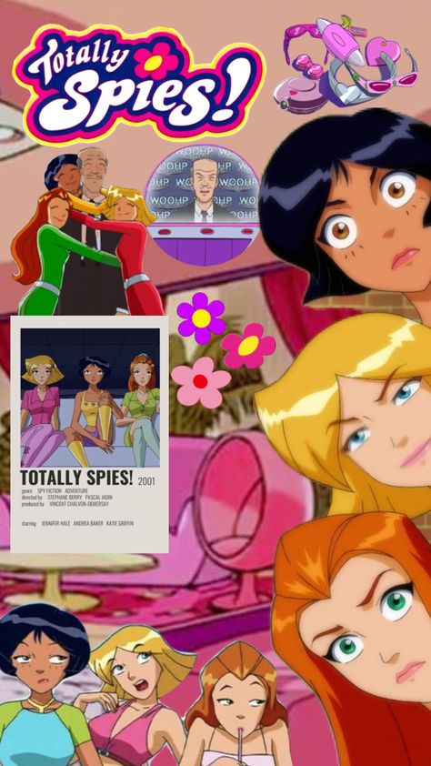 #tv #tvshow #totallyspies #2000s #wallpaper #vibes Totally Spies Wallpaper Iphone, Totally Spies Phone, 2000s Wallpaper Iphone, Totally Spies Wallpaper, Cartoon Up, 2000s Wallpaper, Spy Outfit, Wallpaper Vibes, Cute Smiley Face