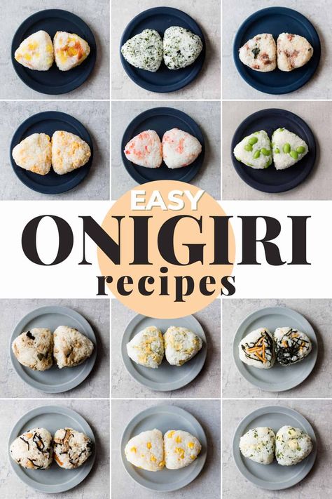 Easy Onigiri, Easy Onigiri Recipe, Onigiri Recipes, Japanese Onigiri, Japanese Rice Balls, Onigiri Recipe, Recipes Japanese, Easy Japanese Recipes, Nori Seaweed