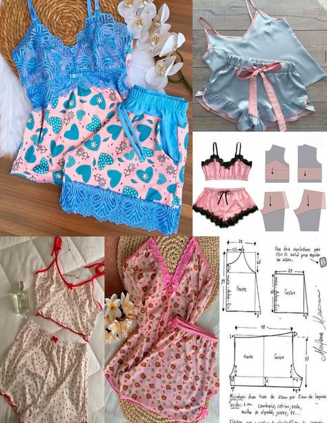 Clothing Pattern Design, Sleepwear Fashion, Bra Pattern, Fashion Design Patterns, Fashion Sewing Pattern, Learn To Sew, Fashion Sewing, Sewing Clothes, Baby Dress