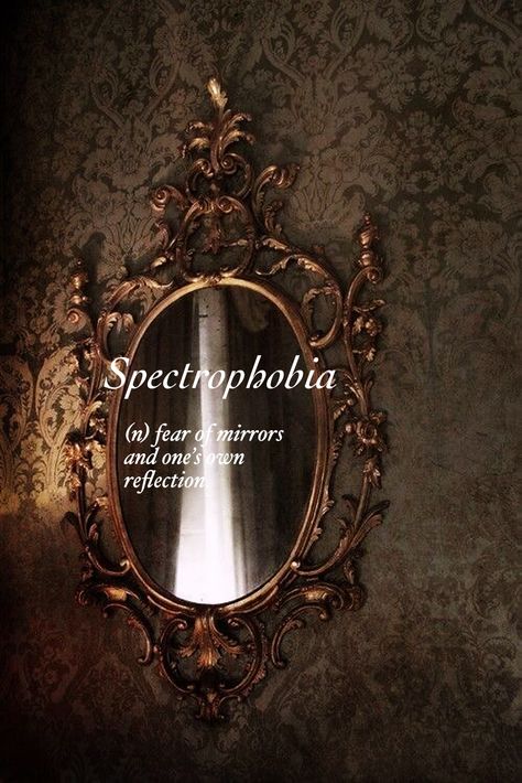 #fear #phobias #wallpaper Fear Of Mirrors, Amanda Anderson, Silly Quotes, Gothic Horror, Aesthetic Girl, Aesthetic Wallpapers, Castle, Wallpapers, Mirror