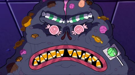 The Trickster reveals his real face. Gravity Falls Summerween, Summerween Trickster, Gravity Falls Wiki, Candy Monster, Bigfoot Birthday, British Dog, Clay Monsters, Strange Events, Reverse Falls