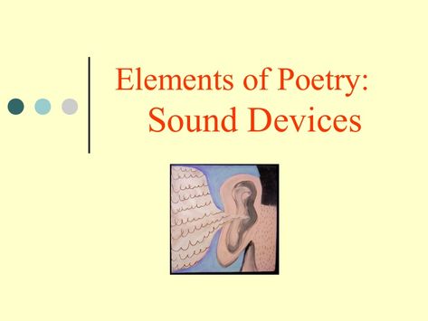 Elements of Poetry: Sound Devices Poetry Devices, Theme In Poetry Anchor Chart, What Is Poetry Anchor Chart, Sound Devices In Poetry, Alliteration Examples, Found Poetry Lesson, Poetic Devices, Rhyme Scheme, Tongue Twisters