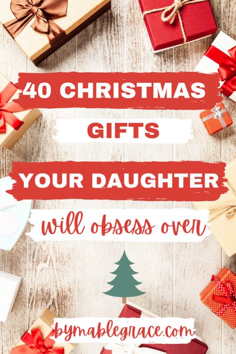 40 Christmas Gifts Your Daughter Will Obsess Over - by mable grace Gift Ideas For Daughter, Christmas Gifts For Adults, Christmas Gift Daughter, Special Christmas Gift, Daughter Christmas, Mother Daughter Gifts, 40th Gifts, Christmas Baskets, Christmas Gift Guide