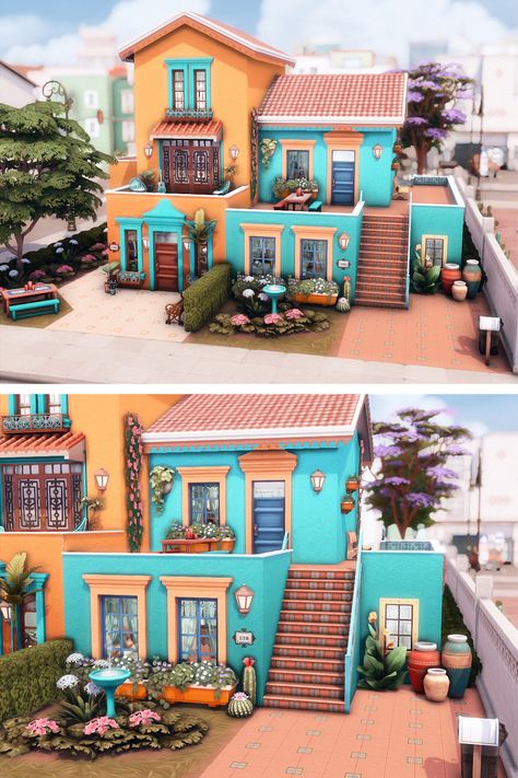 Created for: The Sims 4

Residential Rental Lot.
30 x 20 lot in Ciudad Enamorada
2 Units
Unit 1 has 1 Bedroom and 1 Bathroom
Unit 2 has 2 Bedrooms and 2 Bathrooms
$133,144

No Custom Content is required for this home.

Download @ https://www.thesimsresource.com/downloads/1715201 Ts4 Suburban House, Sims 4 Apartment Base Game, Sims 4 Vampire House Layout, Sims 4 Mobile House Ideas, Sims 4 Houses 5 Bedroom, Aesthetic House Sims 4, Sims 4 2 Bedroom Apartment, Sims 4 Pastel House, Sims 4 Desert House Floor Plans