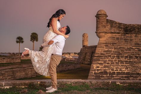 St Augustine Photoshoot, St Augustine Engagement Photos, Cute Engagement Photos, St Augustine Fl, Lights Wedding, St Augustine, Wedding Lights, Engagement Photo, Photo Inspo