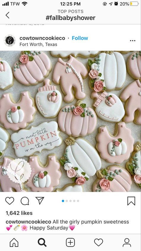 Little Pumpkin Baby Shower Cookies, Pumpkin Baby Shower Cookies, Girly Pumpkin, Pumpkin Theme Baby Shower, Lil Pumpkin Baby Shower, November Baby Shower, Pink Pumpkin Baby Shower, Fall Baby Shower Themes