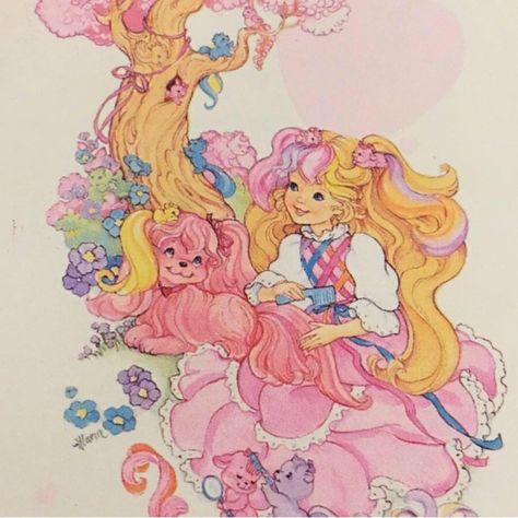 80s Cartoon Aesthetic, Lady Lovely Locks Art, 80s Cartoons Aesthetic, 80s Pastel Aesthetic, Pastel 80s Aesthetic, Yumekawaii Aesthetic, 80s Character Design, Pastel Vintage Aesthetic, 80s Dolls