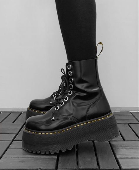 Jadon Max Platform Boot, Jadon Max, Platform Doc Martens, Goth Boots, Fairy Shoes, Doc Martens Boots, Dave Mustaine, Black Platform Boots, Swag Shoes