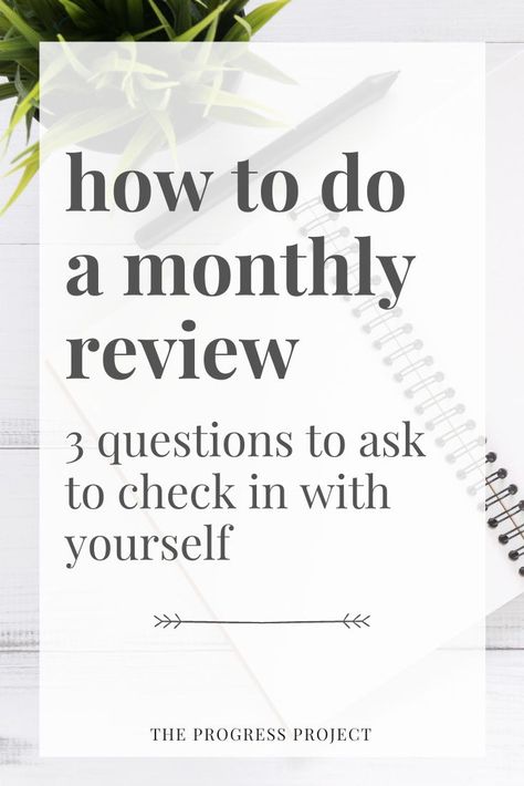 These 3 simple questions take just five minutes and offer a great way to check in with yourself and your monthly goals! This practice will help you see what's working, what's not, and what small changes you can make to improve your overall life in the coming weeks. #goaljournaling #journalingprompts #goalsetting #monthlyreview Monthly Check In Questions, Monthly Check In, Productivity Inspiration, Check In With Yourself, Monthly Review, Life Review, Goal Journal, Simple Questions, Productivity Quotes