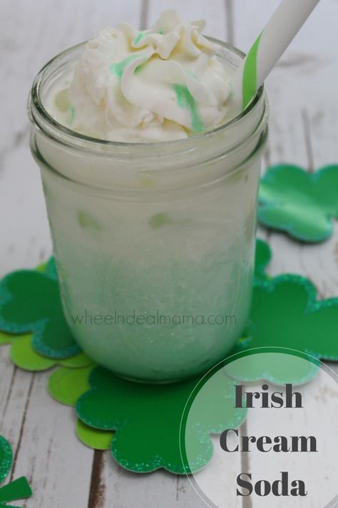 Are you ready for St Patrick’s Day?! Need a fun drink for the kiddos? Or a non-alcoholic one for a party? Here is an easy, festive and GREAT Irish Cream Soda recipe that is sure to be a hit! Be sure to follow me on Pinterest for more great recipes. Irish Cream Soda What you … Cream Soda Recipe, St Patricks Day Drinks, Irish Drinks, Armenian Recipes, St Patricks Day Food, Soda Recipe, Flavored Syrup, Malaysian Food, Cream Soda