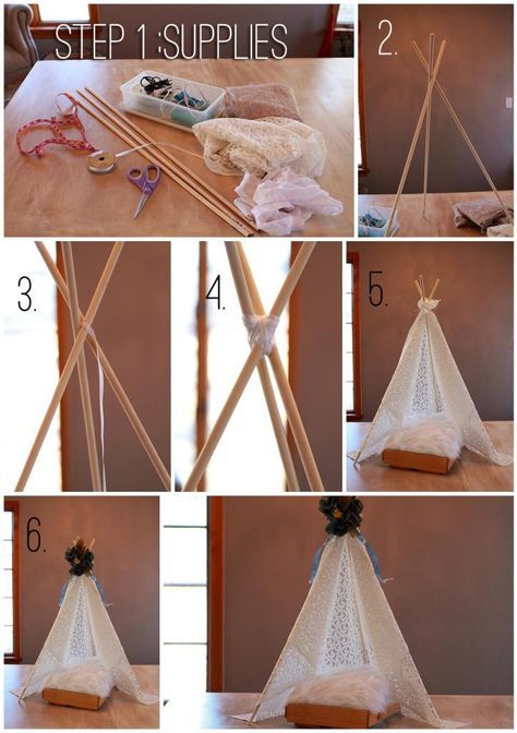 DIY Newborn Tent Photo Prop ( Bamboo sticks would work too) Diy Photography Props, Photo Props Diy, Diy Props, Baby Shoot, Astuces Diy, Teepee Tent, Baby Props, Coffee Crafts, Foto Baby