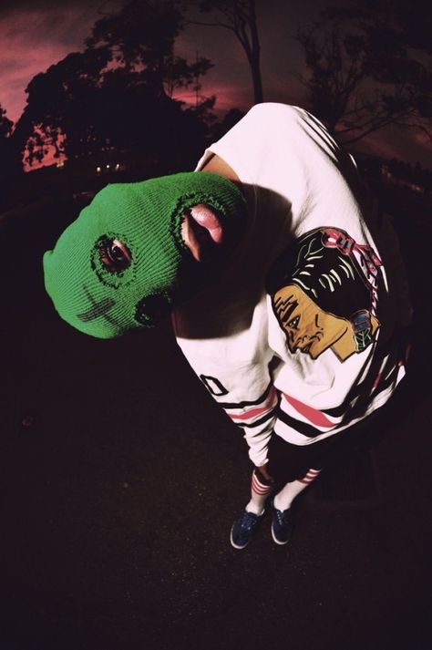 I want his green mask Wolf Haley, Tyler The Creator Wallpaper, Odd Future, Golf Wang, Photoshoot Concept, Flower Boys, Shooting Photo, Golf Fashion, Tyler The Creator