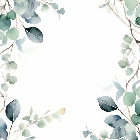 Eucalyptus Background, Vintage Illustration Art, Eucalyptus Branches, Frame Background, Backgrounds Desktop, Free Image, Vintage Illustration, Background Patterns, Abstract Art