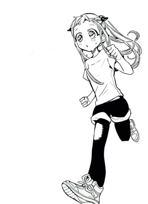 Manga Running, Nene Yashiro Manga, Running Pose Reference, Run Pose, Running Poses, Yashiro Nene Manga, Running Anime, Hanako Kun Manga, Running Pose