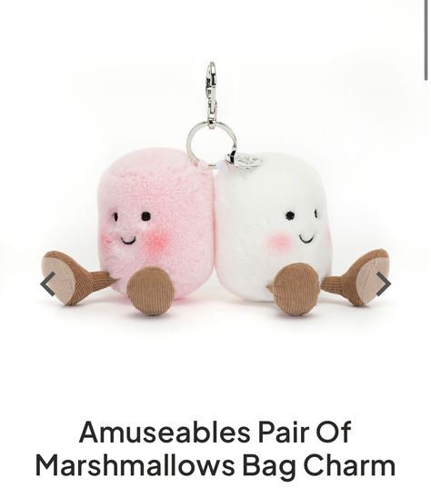 marshmallow jellycat 🍡 Marshmallow Jellycat, Jellycat Keychain, Marshmallow Bag, Xmas Wishlist, Pink Keychain, Wishlist 2024, Xmas List, Day Wishes, Dream Car