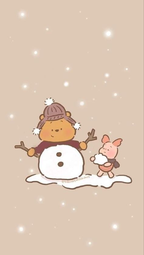 Disney Doodles, Winnie The Pooh Pictures, Winnie The Pooh Christmas, Cute Winnie The Pooh, Snoopy Wallpaper, Cute Fall Wallpaper, Winnie The Pooh Friends, Christmas Phone Wallpaper, Cute Christmas Wallpaper