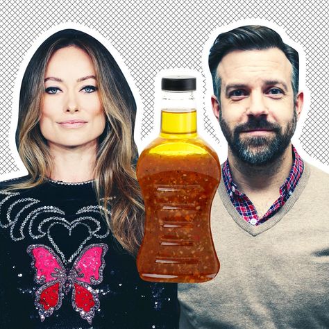 What’s Up With Olivia Wilde’s Salad Dressing? Nora Ephron, Jason Sudeikis, Custody Battle, New Boyfriend, Olivia Wilde, Salad Dressing Recipes, Dressing Recipe, Ex Husbands, Salad Dressing