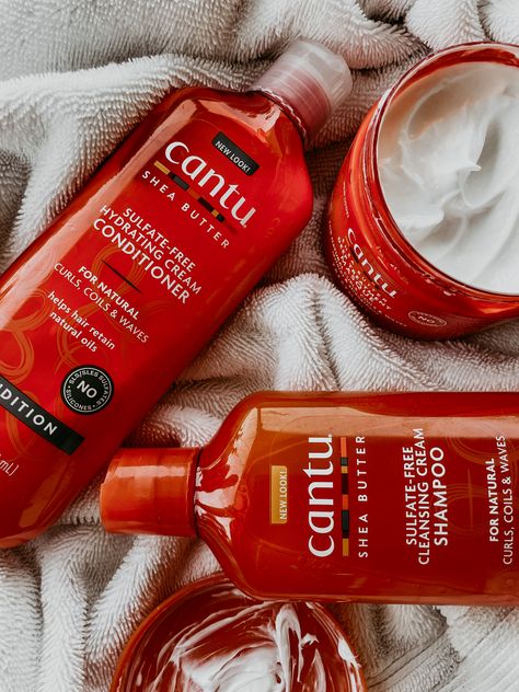 Cantu Hair Products: Shea Butter Collection. Hair Care Products For Curly Hair, Curl Products For Curly Hair, Cantu Hair Products Curls, Cantu Curly Hair, Curl Hair Products, Best Curl Products, Cantu Hair, Cantu Curl Activator, Cantu Products