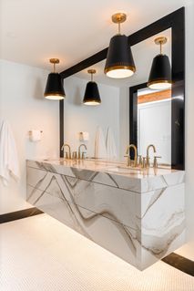 Countertop Inspiration, Cambria Quartz Countertops, Toronto Interior Design, Bath Redo, Cambria Quartz, Quartz Surfacing, Containers For Sale, Quartz Countertop, Design Palette