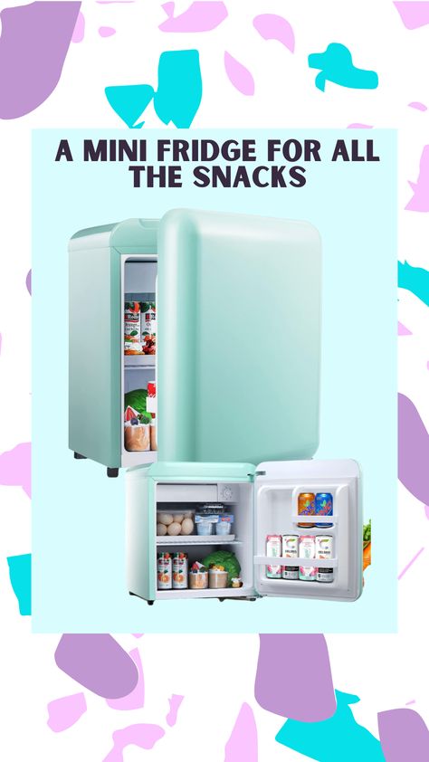 Calling all homeschooling parents! Elevate your home classroom with this adorable mini fridge, perfect for storing all the snacks your kids need. Keep them fueled and focused. Order now through our affiliate link! #HomeschoolEssentials #MiniFridge #SnackStorage #AffiliateLink #Kidessentails #homeschool #Momtips #Amazonfinds Cute Mini Fridge, Classroom Fridge, Retro Mini Fridge, Fridge For Bedroom, Small Fridge, Recessed Handle, Mini Fridge With Freezer, School Must Haves, Removable Shelves