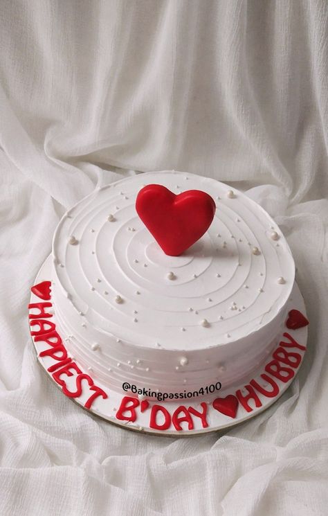 Hubby birthday cake Small Birthday Cake For Boyfriend Simple, Hubby Bday Cake, Cake Designs For Hubby Birthday, Unique Cake Ideas For Husband Birthday, Hubby Birthday Decoration Ideas, Cake Idea For Husband Birthday, Husband Birthday Cake Design, Hubby Birthday Cake Designs, Birthday Cake For Men Husband Unique