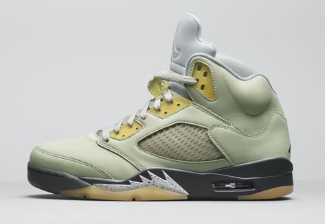 Jade Horizon 5s, Jordan 5 Jade Horizon, Nike Air Jordan 5, Jordan Model, Jordan 5 Retro, Exclusive Sneakers, Air Jordan 5 Retro, Nike Dunk High, Air Jordan 5