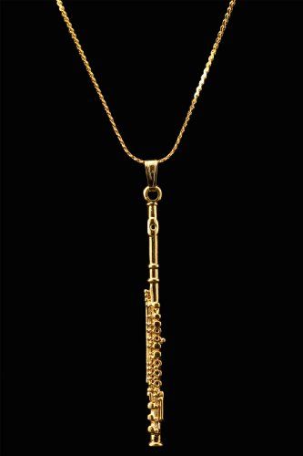 A flute necklace im saving up for Flautist Aesthetic, Flute Necklace, Flute Tattoo, Flute Accessories, Transverse Flute, Wooden Flute, Woodwind Instrument, Gold Everything, Hobbies Creative