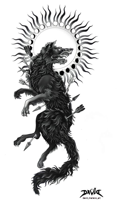 Wounded Wolf Tattoo, Asian Wolf Tattoo, Dark Wolf Tattoo Design, Chinese Wolf Tattoo, Gothic Wolf Tattoo, Medieval Wolf Tattoo, Wolf Flash Tattoo, Full Body Wolf Tattoo, Running Wolf Tattoo