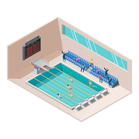 Swimming Pool Plan, Swimming Pool Equipment, Professional Swimming, Aerobics Classes, Swimming Classes, Olympic Swimming, Diy Swimming Pool, Stadium Design, Synchronized Swimming