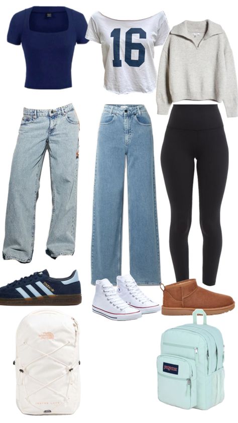 Freshman College Outfits, Middle School Outfits, Freshman College, 8th Grade, Girls Fashion, College Outfits, School Outfits, Pretty Things, Middle School