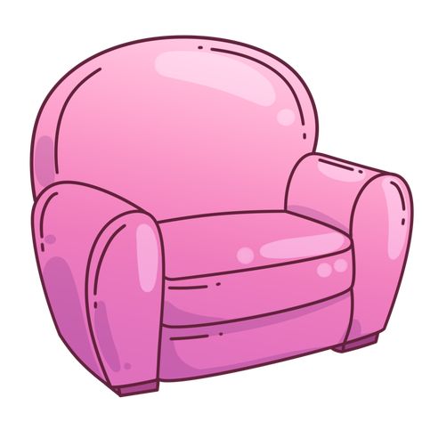 Couch Reference, Couch Clipart, Cartoon Couch, Couch Illustration, Couch Drawing, Sofa Png, Sofa Cartoon, Chair Cartoon, Chair Drawing