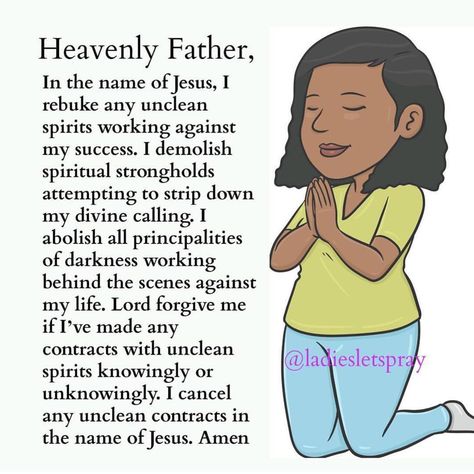 119 Likes, 6 Comments - Ladiesletspray (@ladiesletspray) on Instagram Unclean Spirits, Jesus Is The Way, Inspiring Illustration, Prayer For Protection, Prayer List, Special Prayers, Study Quotes, Prayer Board, Prayer Warrior