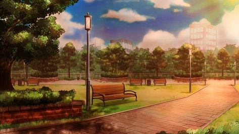 Gacha Life Park Background, Fond Gacha Life Parc, Anime Park Background, Gacha Anime Backgrounds, Gacha Outside Background, Gacha Club Background, Backgrounds Gacha, Background Park, Gacha Backgrounds Outside