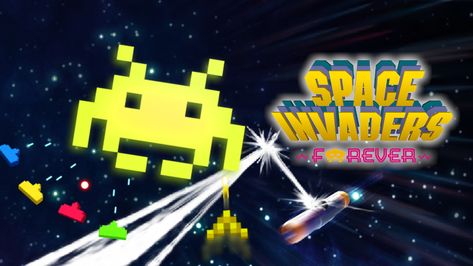 https://www.keengamer.com/articles/reviews/switch-reviews/space-invaders-forever-review-cosmic-compilation-switch/ Space Invaders Art, Space Invaders Game, Bubble Bobble, Alien Ship, Neon Backgrounds, Space Invaders, Chroma Key, Pac Man, Nintendo Ds