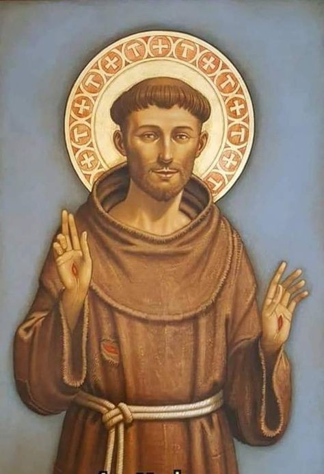 St Francis Assisi, Santi Cattolici, Sao Francisco, Catholic Images, Francis Of Assisi, San Francesco, Religious Images, Mystical Art, Catholic Art